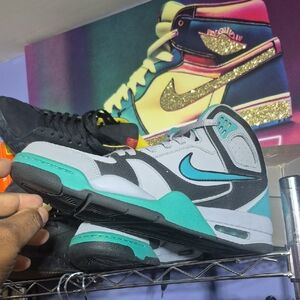 Nike Sneakers in Teal, Black, and Gray